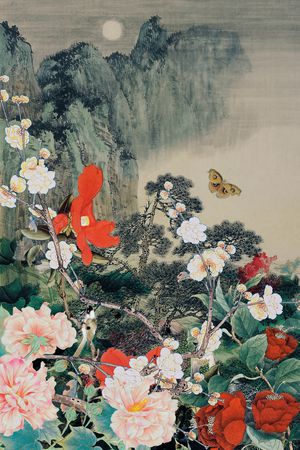 中国风印花花型图片