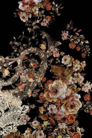 花卉印花花型图片