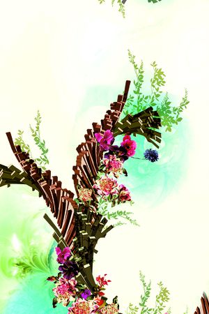 花卉印花花型图片
