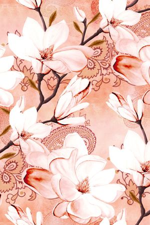 香云纱印花花型图片