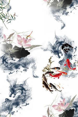 数码花型印花花型图片