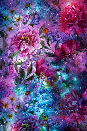 数码花型印花花型图片