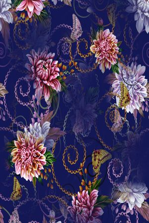 民族风印花花型图片