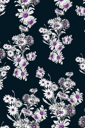 小碎花印花花型图片
