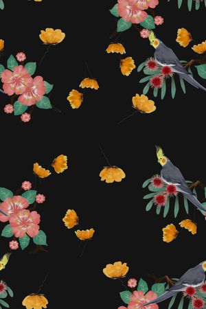 数码花型印花花型图片
