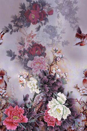 鸟印花花型图片