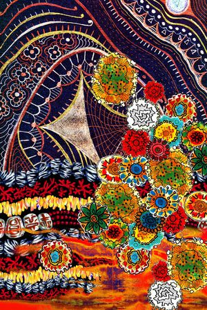 定位花印花花型图片