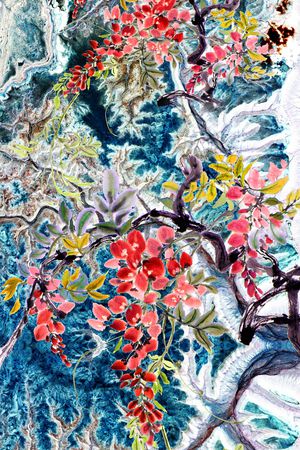 花卉印花花型图片