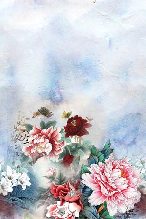 花卉印花花型图片