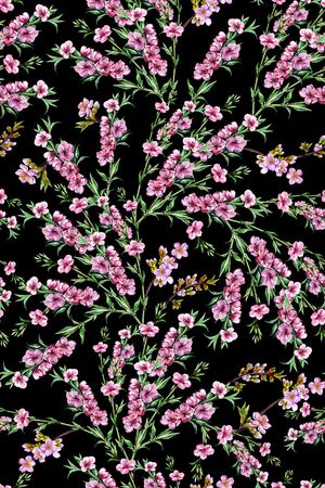 小碎花印花花型图片
