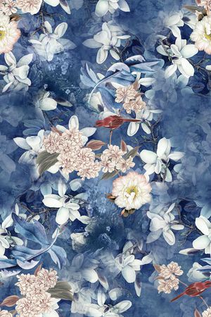 素雅印花花型图片