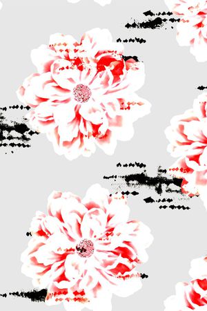 抽象印花花型图片
