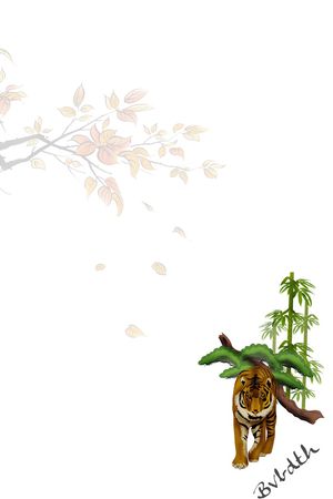 艺术印花花型图片