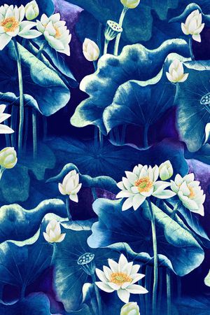 香云纱印花花型图片