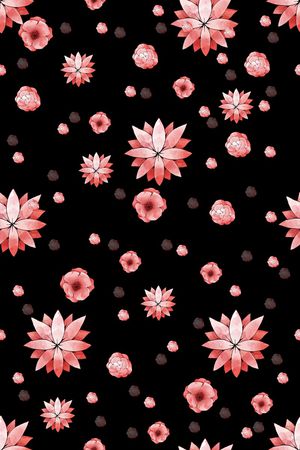 小碎花印花花型图片