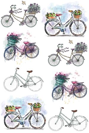 抽象印花花型图片