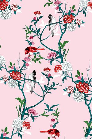 小碎花印花花型图片