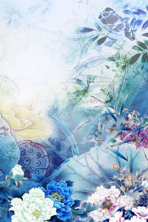 数码花型印花花型图片