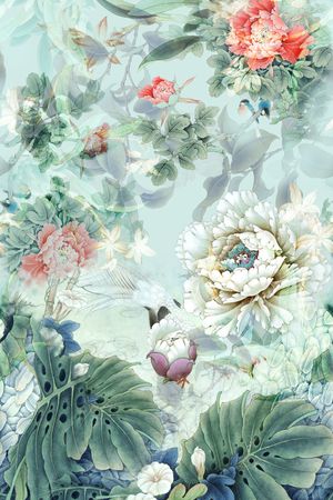 定位花印花花型图片