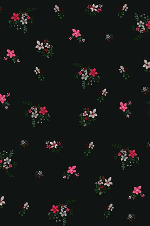 小碎花印花花型图片