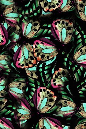 抽象印花花型图片