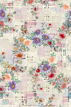 花卉印花花型图片