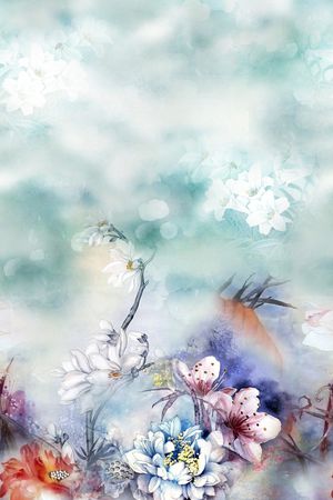 花卉印花花型图片