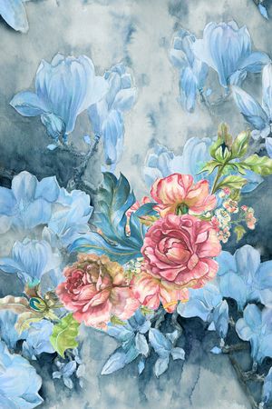 定位花印花花型图片