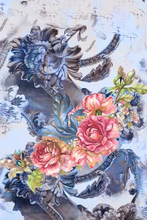定位花印花花型图片