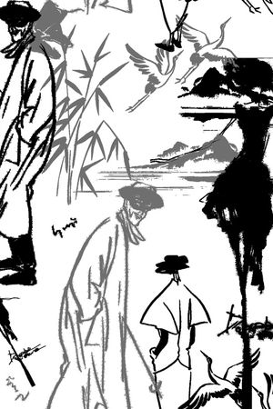涂鸦印花花型图片