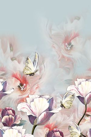 花卉印花花型图片