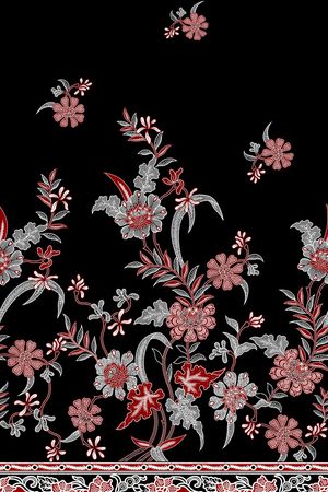 定位花印花花型图片
