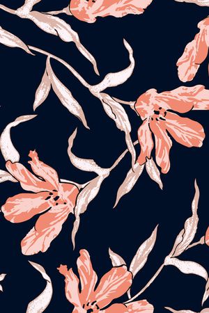 小碎花印花花型图片