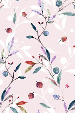 小碎花印花花型图片