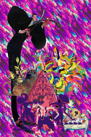 抽象印花花型图片