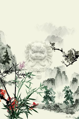 定位花印花花型图片