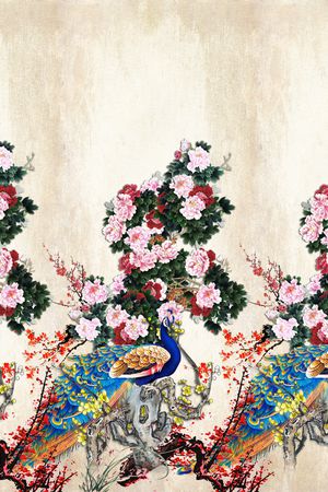数码花型印花花型图片