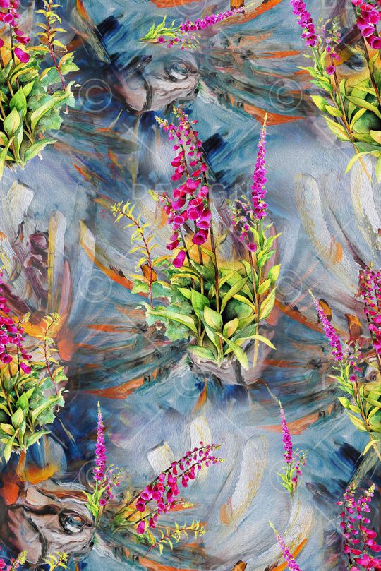 肌理印花花型图片