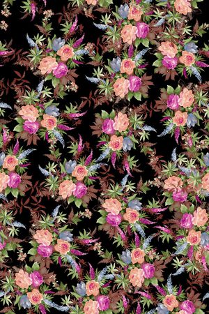 数码花型印花花型图片
