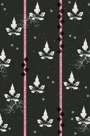 条格印花花型图片
