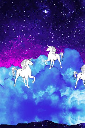 卡通动物印花花型图片