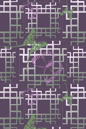 美丽窗帘家纺印花花型图片