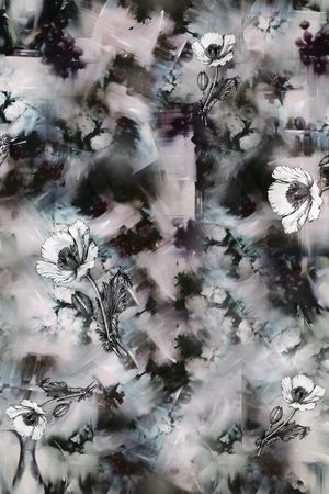 温室花卉印花花型图片