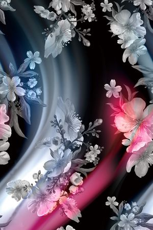定位花印花花型图片