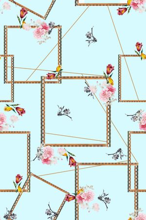 小碎花印花花型图片