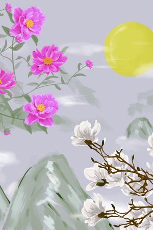 数码花型印花花型图片