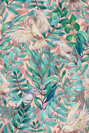 woodland印花花型图片