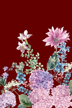 数码花型印花花型图片