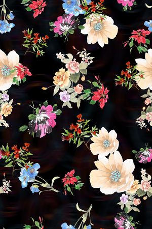 数码花型印花花型图片