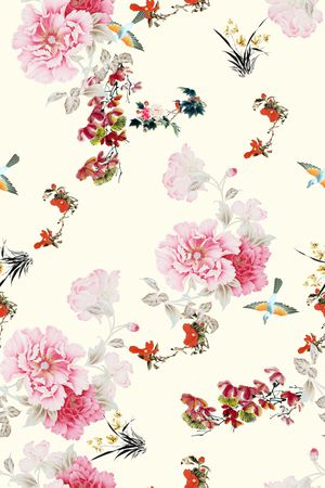 数码花型印花花型图片